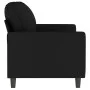 Sofá de 2 plazas terciopelo negro 140 cm de , Sofás - Ref: Foro24-359204, Precio: 229,50 €, Descuento: %