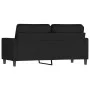 2-seater black velvet sofa 140 cm by , Sofas - Ref: Foro24-359204, Price: 229,50 €, Discount: %
