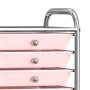 Carrito de almacenaje portátil 10 cajones plástico ombre rosa de , Carretillas de carga - Ref: Foro24-320404, Precio: 67,98 €...