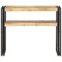 Mesa consola de madera de mango rugosa 90x30x75 cm de , Mesas auxiliares - Ref: Foro24-321096, Precio: 127,96 €, Descuento: %