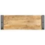 Rough mango wood console table 90x30x75 cm by , Side tables - Ref: Foro24-321096, Price: 120,47 €, Discount: %