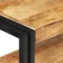 Rough mango wood console table 90x30x75 cm by , Side tables - Ref: Foro24-321096, Price: 120,47 €, Discount: %