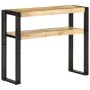 Rough mango wood console table 90x30x75 cm by , Side tables - Ref: Foro24-321096, Price: 120,47 €, Discount: %