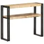 Mesa consola de madera de mango rugosa 90x30x75 cm de , Mesas auxiliares - Ref: Foro24-321096, Precio: 120,47 €, Descuento: %