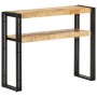 Mesa consola de madera de mango rugosa 90x30x75 cm de , Mesas auxiliares - Ref: Foro24-321096, Precio: 127,96 €, Descuento: %