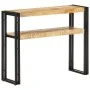 Rough mango wood console table 90x30x75 cm by , Side tables - Ref: Foro24-321096, Price: 120,47 €, Discount: %