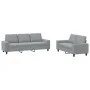 2-piece light gray fabric sofa set by , Sofas - Ref: Foro24-3201898, Price: 484,82 €, Discount: %