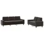 2-teilige Sofagarnitur aus schwarzem Stoff von , Sofas - Ref: Foro24-3201902, Preis: 480,52 €, Rabatt: %