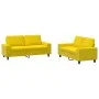 Juego de sofás 2 piezas tela amarillo claro de , Sofás - Ref: Foro24-3201887, Precio: 446,91 €, Descuento: %