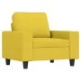 4-piece light yellow fabric sofa set by , Sofas - Ref: Foro24-3201879, Price: 779,43 €, Discount: %