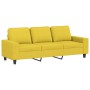 Juego de sofás 4 piezas tela amarillo claro de , Sofás - Ref: Foro24-3201879, Precio: 791,98 €, Descuento: %