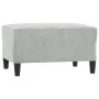 Set of sofas with 4 light gray velvet cushions by , Sofas - Ref: Foro24-3201690, Price: 655,59 €, Discount: %