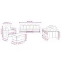Set von Sofas mit 4 Stück Kissen hellgrauer Samt von , Sofas - Ref: Foro24-3201690, Preis: 655,59 €, Rabatt: %
