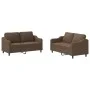 Sofagarnitur mit Kissen 2-teilig aus braunem Stoff von , Sofas - Ref: Foro24-3201805, Preis: 404,81 €, Rabatt: %