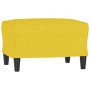Juego de sofás con cojines 4 piezas tela amarillo claro de , Sofás - Ref: Foro24-3201783, Precio: 609,09 €, Descuento: %