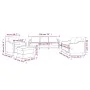 Set Sofas mit Kissen 4 Stück hellgelber Stoff von , Sofas - Ref: Foro24-3201783, Preis: 598,10 €, Rabatt: %