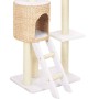 Rascador para gatos de hierba marina con poste de sisal de vidaXL, Mobiliario para gatos - Ref: Foro24-170737, Precio: 117,68...