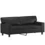 Juego de sofás 2 piezas cuero sintético negro de , Sofás - Ref: Foro24-3201914, Precio: 500,73 €, Descuento: %