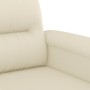 Juego de sofás con cojines 2 piezas cuero sintético crema de , Sofás - Ref: Foro24-3202363, Precio: 508,35 €, Descuento: %