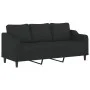 Juego de sofás con cojines 3 piezas tela negro de , Sofás - Ref: Foro24-3201774, Precio: 622,09 €, Descuento: %