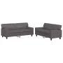 Juego de sofás 2 piezas cuero sintético gris de , Sofás - Ref: Foro24-3201916, Precio: 498,25 €, Descuento: %