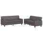 Juego de sofás 2 piezas cuero sintético gris de , Sofás - Ref: Foro24-3201916, Precio: 513,90 €, Descuento: %