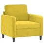 Juego de sofás 3 piezas terciopelo amarillo de , Sofás - Ref: Foro24-3201940, Precio: 666,36 €, Descuento: %