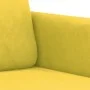 Juego de sofás 3 piezas terciopelo amarillo de , Sofás - Ref: Foro24-3201940, Precio: 666,36 €, Descuento: %