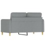 Sofá de 2 plazas de tela gris claro 120 cm de , Sofás - Ref: Foro24-359470, Precio: 231,21 €, Descuento: %
