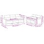 Juego de sofás con cojines 2 piezas tela microfibra crema de , Sofás - Ref: Foro24-3202342, Precio: 569,20 €, Descuento: %