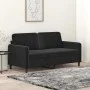 Sofá de 2 plazas terciopelo negro 140 cm de , Sofás - Ref: Foro24-359447, Precio: 192,34 €, Descuento: %