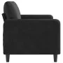 Sofá de 2 plazas terciopelo negro 140 cm de , Sofás - Ref: Foro24-359447, Precio: 192,34 €, Descuento: %