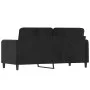 Sofá de 2 plazas terciopelo negro 140 cm de , Sofás - Ref: Foro24-359447, Precio: 192,34 €, Descuento: %