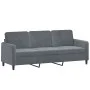Sofá de 3 plazas terciopelo gris oscuro 180 cm de , Sofás - Ref: Foro24-359453, Precio: 260,65 €, Descuento: %