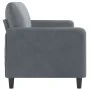 Sofá de 3 plazas terciopelo gris oscuro 180 cm de , Sofás - Ref: Foro24-359453, Precio: 260,65 €, Descuento: %