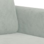 Juego de sofás con cojines 3 piezas terciopelo gris claro de , Sofás - Ref: Foro24-3202044, Precio: 497,44 €, Descuento: %