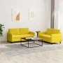 Juego de sofás 2 piezas terciopelo amarillo de , Sofás - Ref: Foro24-3201980, Precio: 424,61 €, Descuento: %