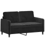 Juego de sofás 2 piezas terciopelo negro de , Sofás - Ref: Foro24-3202019, Precio: 467,62 €, Descuento: %
