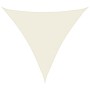 Toldo de vela triangular tela Oxford color crema 4,5x4,5x4,5 m en Sombrillas | Comprar online en Foru.es