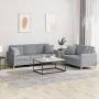 Juego de sofás con cojines 2 piezas tela gris claro de , Sofás - Ref: Foro24-3202134, Precio: 499,52 €, Descuento: %