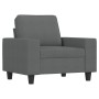 Sillón de tela gris oscuro 60 cm de , Sofás - Ref: Foro24-359376, Precio: 173,65 €, Descuento: %