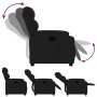 Sillón reclinable de tela negro de , Sillones - Ref: Foro24-373464, Precio: 201,51 €, Descuento: %