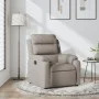 Sillón reclinable de tela gris taupe de , Sillones - Ref: Foro24-373470, Precio: 239,59 €, Descuento: %