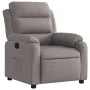 Sillón reclinable de tela gris taupe de , Sillones - Ref: Foro24-373470, Precio: 239,59 €, Descuento: %