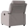 Sillón reclinable de tela gris taupe de , Sillones - Ref: Foro24-373470, Precio: 239,59 €, Descuento: %