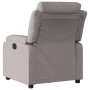 Sillón reclinable de tela gris taupe de , Sillones - Ref: Foro24-373470, Precio: 202,59 €, Descuento: %