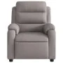Sillón reclinable de tela gris taupe de , Sillones - Ref: Foro24-373470, Precio: 239,59 €, Descuento: %