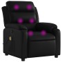 Sillón de masaje reclinable cuero sintético negro de , Sillones - Ref: Foro24-373493, Precio: 289,02 €, Descuento: %