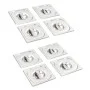 Tapas para bandejas Gastronorm 1/6 acero inoxidable 8 unidades de vidaXL, Tapas de cubetas para mesas de vapor - Ref: Foro24-...