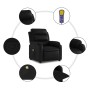 Sillón de masaje reclinable cuero sintético negro de , Sillones - Ref: Foro24-373493, Precio: 289,02 €, Descuento: %